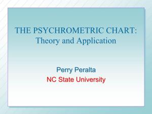 THE PSYCHROMETRIC CHART: Theory and Application