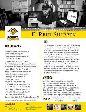 F. Reid Shippen BIO F