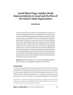 Israeli Black Flags: Salafist Jihadi Representations in Israel And