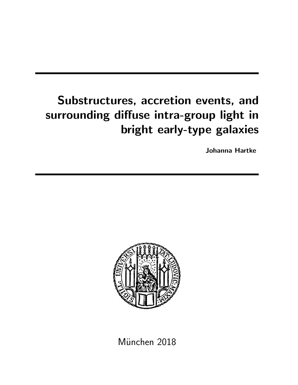 Substructures, Accretion Events, and Surrounding Diffuse Intra-Group Light