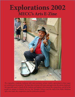 Explorations 2002 MECC’S Arts E-Zine