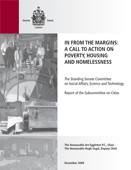 A Call to Action on Poverty, Housing and Homelessness