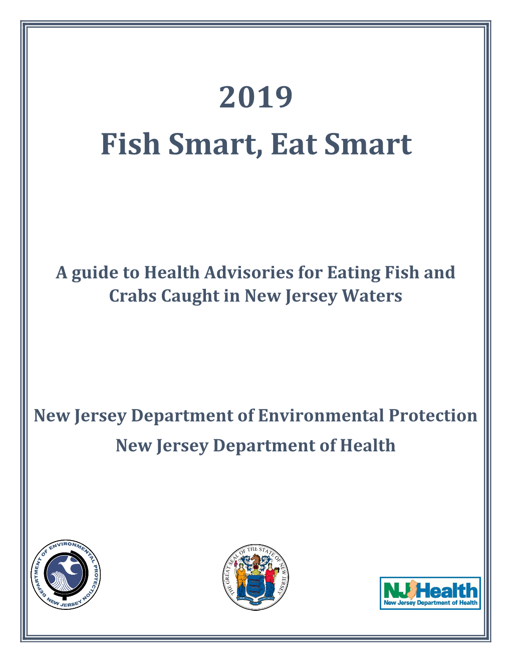 New Jersey DEP Fish Consumption Advisories 2019