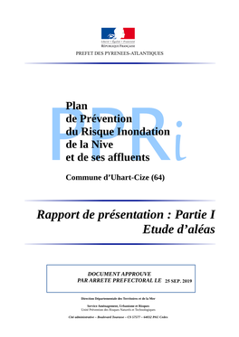 Plan De Prévention Du Risque Inondation De La Nive Et De Ses
