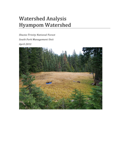 Hyampom Watershed