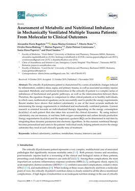 Assessment of Metabolic and Nutritional Imbalance in Mechanically Ventilated Multiple Trauma Patients: from Molecular to Clinical Outcomes