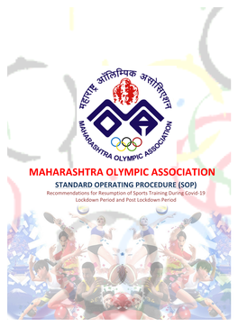 Maharashtra Olympic Association Standard Operating Procedure (Sop)