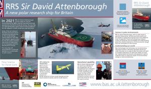 RRS Sir David Attenborough Attenborough Biological Sampling Nets for Ecosystems and a New Polar Research Ship for Britain Biodiversity Research