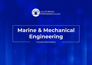 Marine & Mechanical Engineering