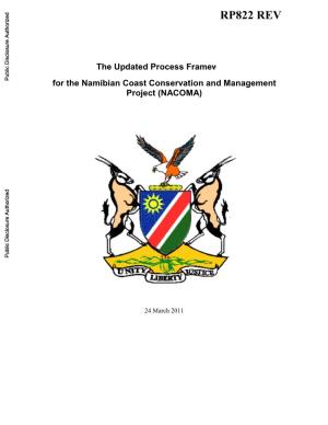 The Updated Process Framework for the Namibian Coast Conservation