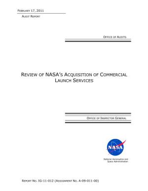 Review of Nasa's Acquisition of Commercial Launch Services