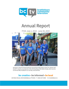 BCTV Annual Report FY19