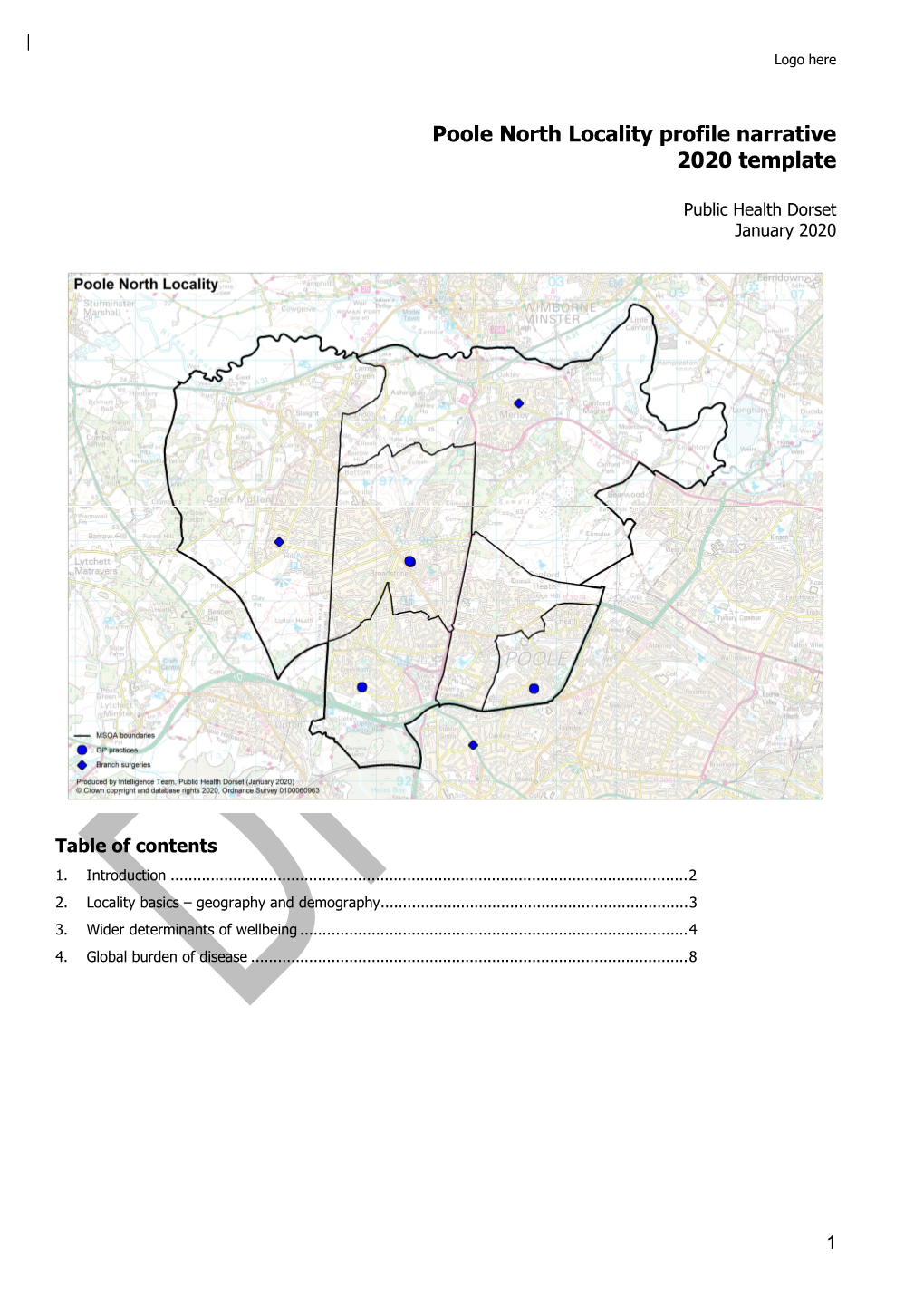 Poole North Locality Profile Narrative 2020 Template