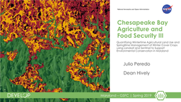 Chesapeake Bay Agriculture and Food
