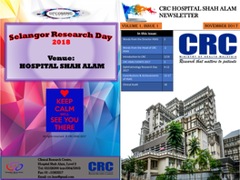 Hospital Shah Alam Newsletter