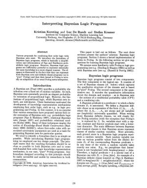 Interpreting Bayesian Logic Programs