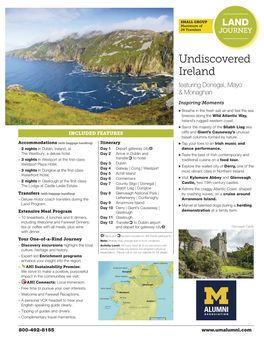 Undiscovered Ireland Featuring Donegal, Mayo & Monaghan