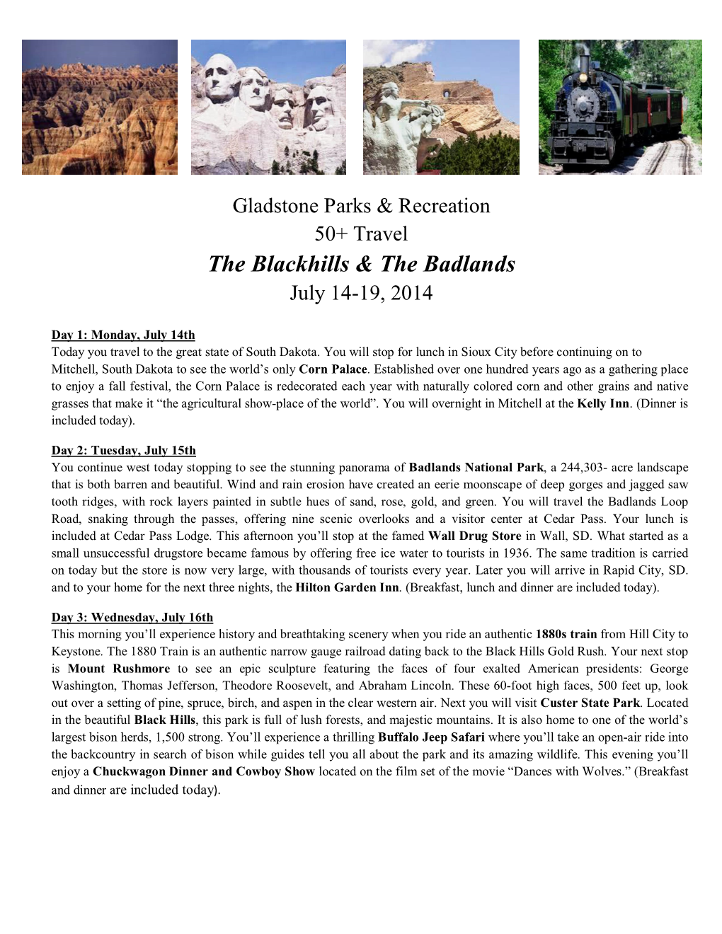 The Blackhills & the Badlands