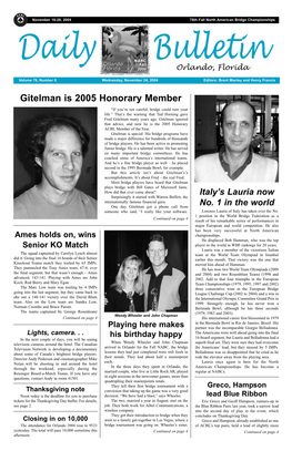 Gitelman Is 2005 Honorary Member