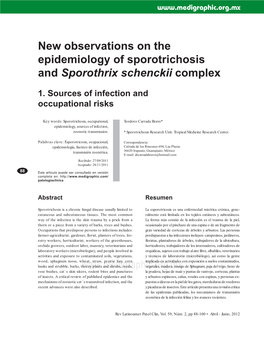 1. Sources of Infection and Occupational Risks