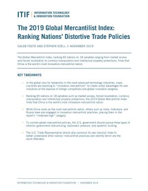 The 2019 Global Mercantilist Index: Ranking Nations’ Distortive Trade Policies
