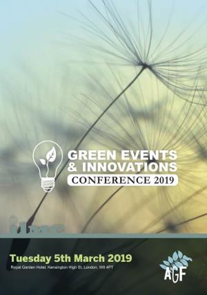 Green Events & Innovations Conference 2019