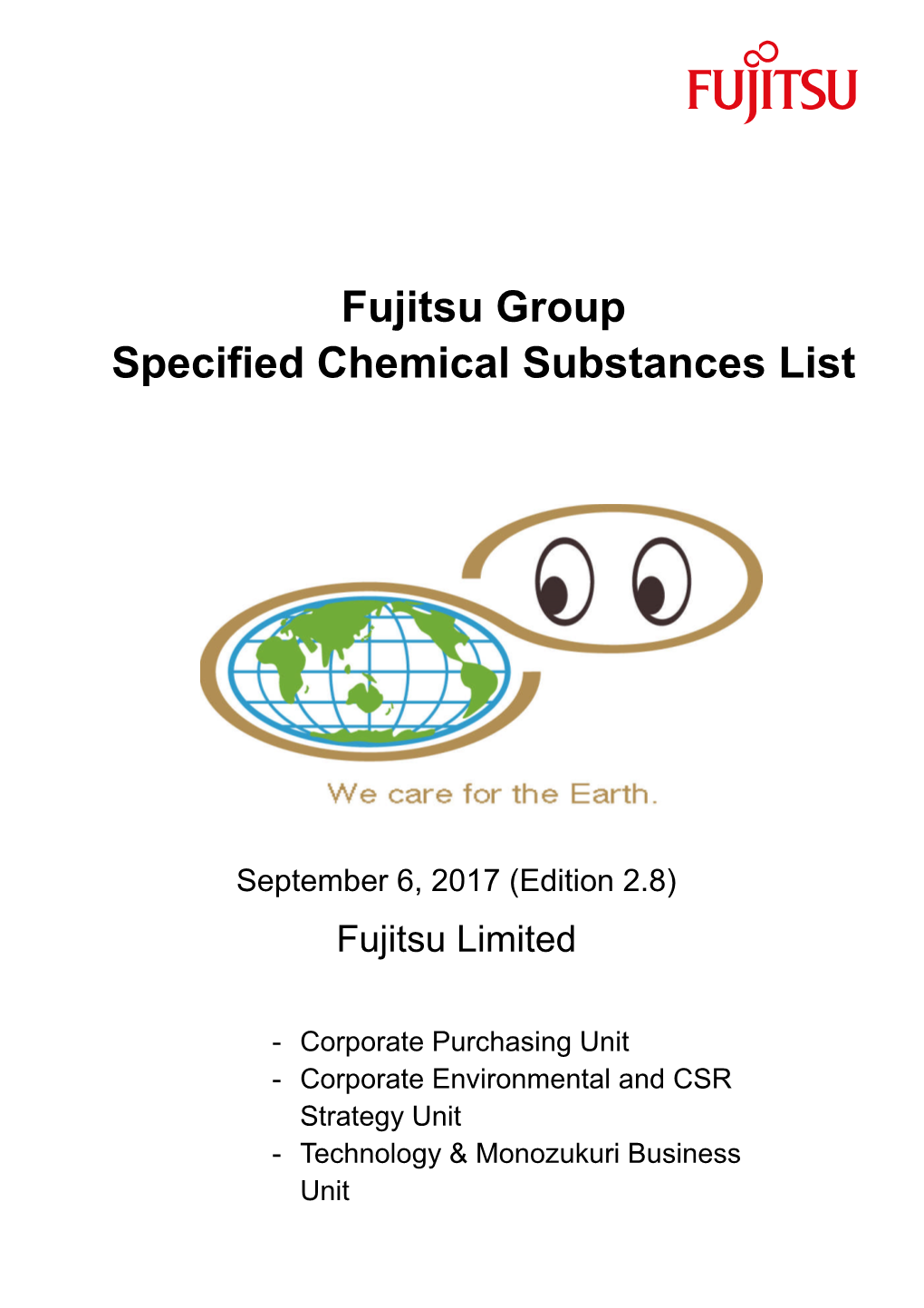 Fujitsu Group Specified Chemical Substances List