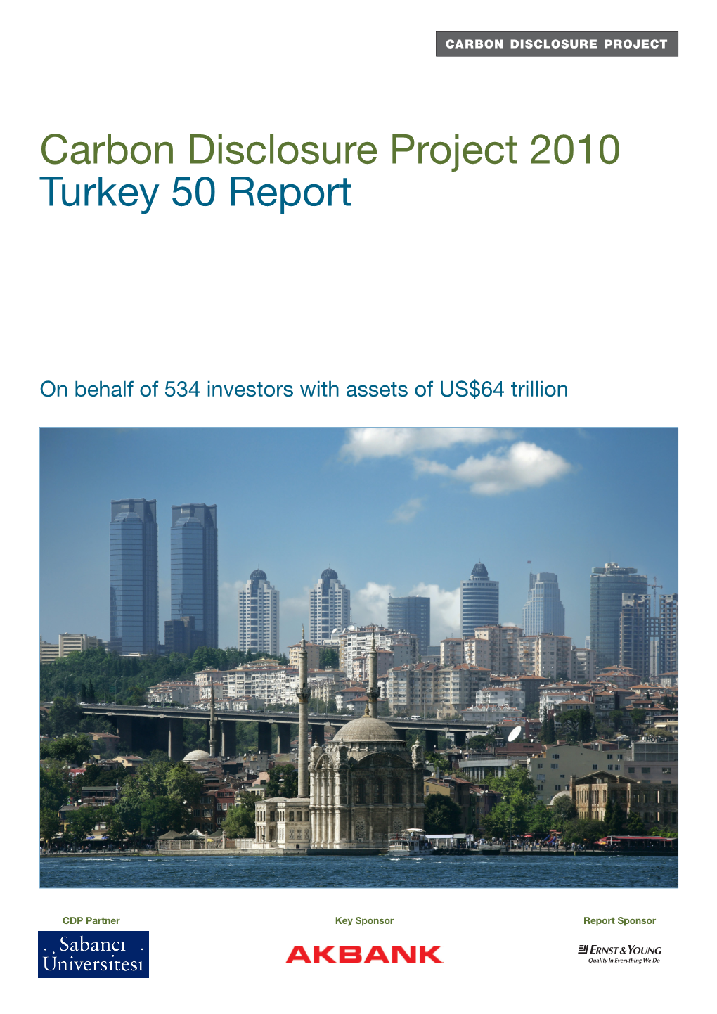 Carbon Disclosure Project 2010 Turkey 50 Report