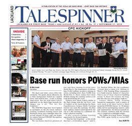 Base Run Honors Pows/Mias by Mike Joseph War and Those Missing in Action Since Col