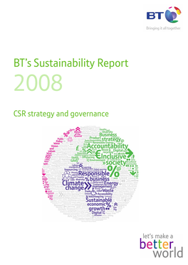 CSR Strategy and Governance