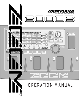 3000B Operation Manual