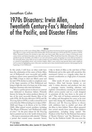 Irwin Allen, Twentieth Century-Fox's Marineland Of