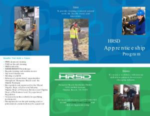 HRSD Apprenticeship Brochure
