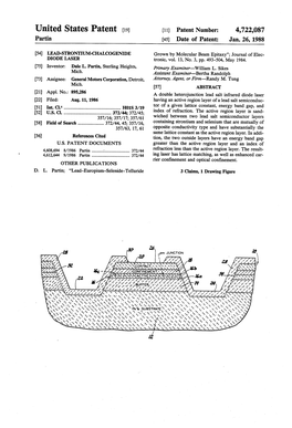 United States Patent (19) 11) Patent Number: 4,722,087 Partin 45) Date of Patent: Jan