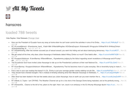 Hanscres Loaded 788 Tweets