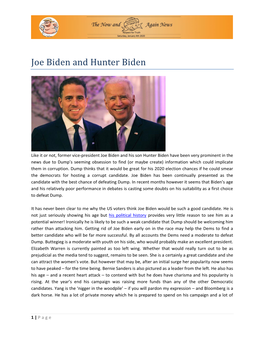 Joe Biden and Hunter Biden
