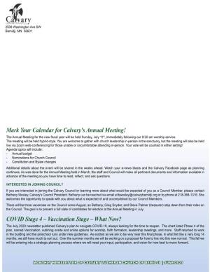 June 2021 Newsletter (COVID Edition).Indd