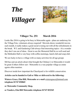 Villager 251 March 2016