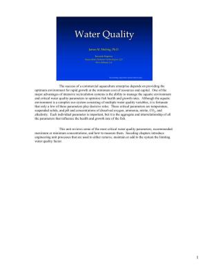 Water Qualityquality