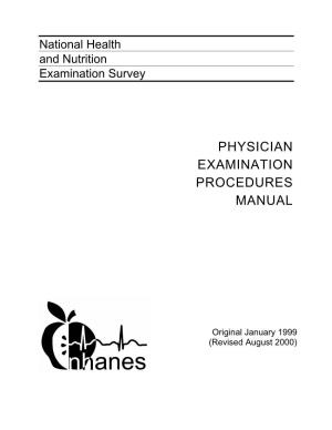 Physician Examination Procedures Manual