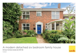 A Modern Detached Six Bedroom Family House Rill House, the Street, Ulcombe, Kent ME17 1DR