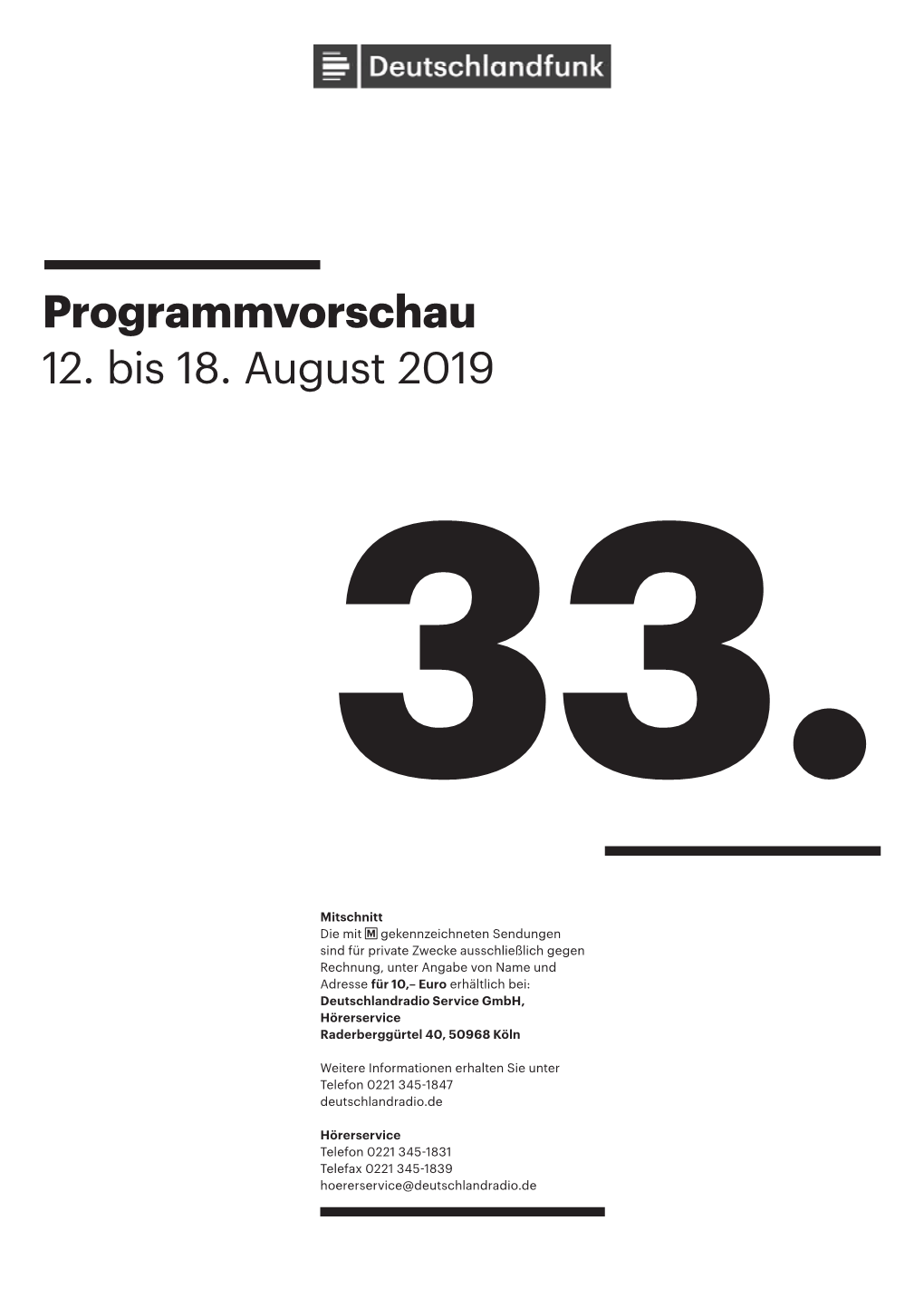 Programmvorschau 12