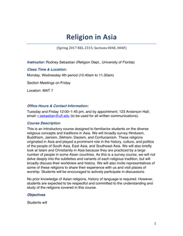 Religion in Asia