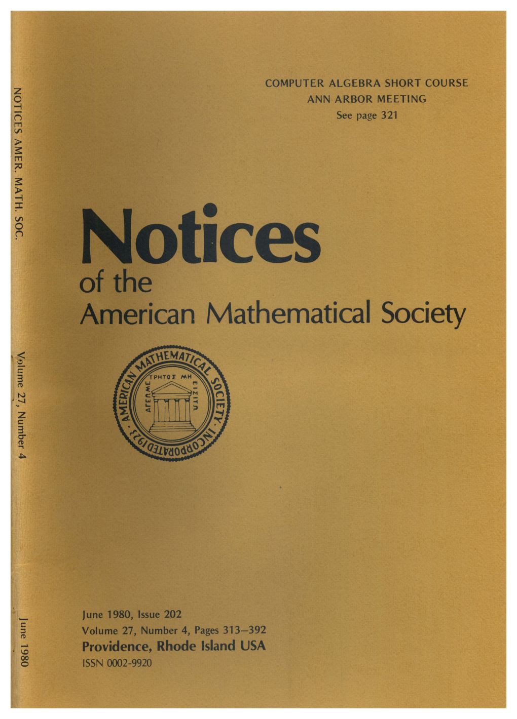 Notices of the American Mathematical Society