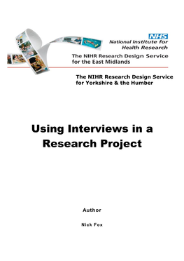 Using Interviews in a Research Project