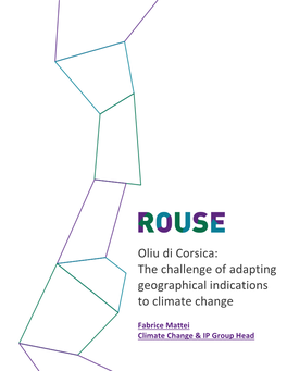 Oliu Di Corsica: the Challenge of Adapting Geographical Indications to Climate Change