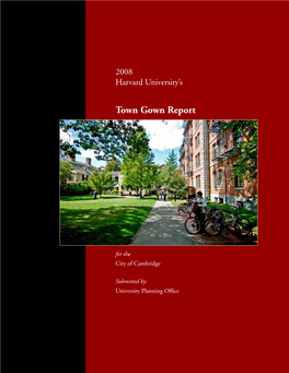 Harvard Univerity 2008 Town Gown Report