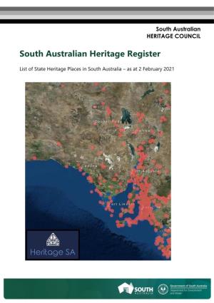 South Australian Heritage Register