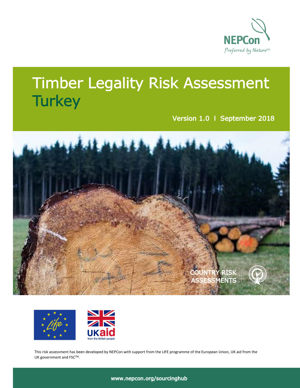 Timber Legality Risk Assessment Turkey