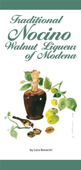 Nocino Traditional Walnut Liqueur of Modena